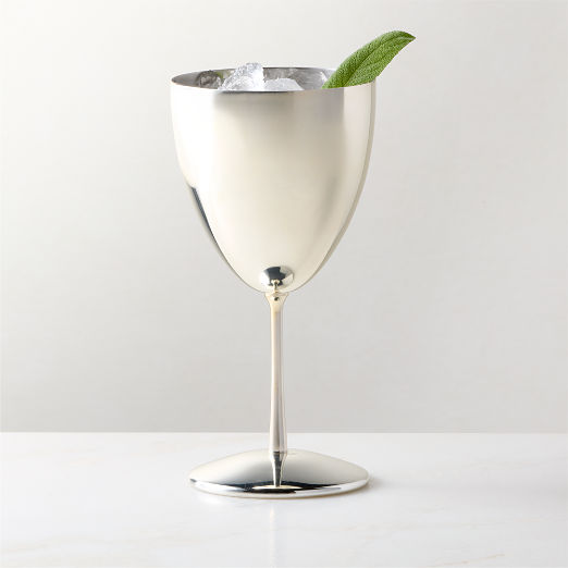 Emporia Stainless Steel Nick & Nora Glass