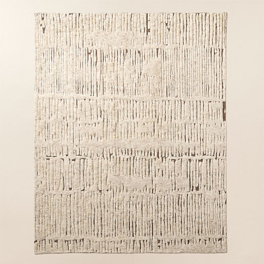 Emerson Hand-Knotted Camel with Cream New Zealand Wool Area Rug