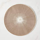 Emry Warm Sand Ombre Paper Round Placemat