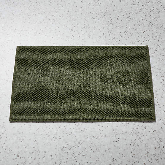 Arlow Organic Cotton Green Bath Mat 24"x36"