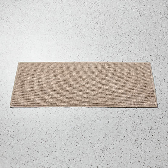 Kindred Organic Cotton Black Bath Runner Rug 24"x60" + Reviews CB2