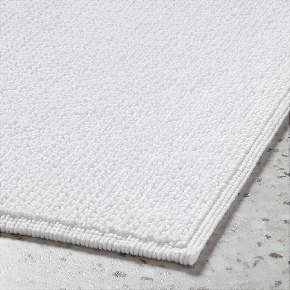 Chase Organic Cotton White Bath Mat 24x36 + Reviews