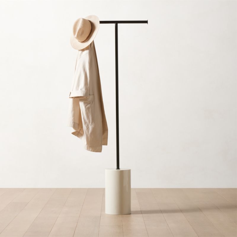 Cb2 wall coat rack sale