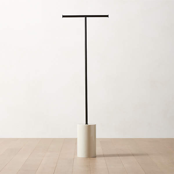 Black modern coat discount rack