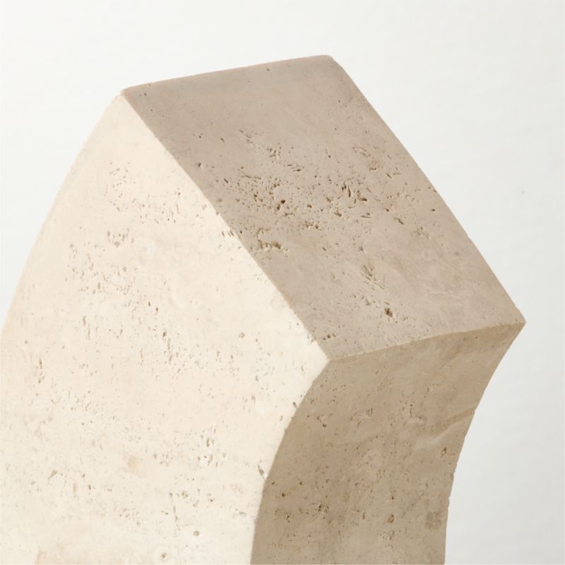 Ennis Travertine Sculpture - image 1 of 5
