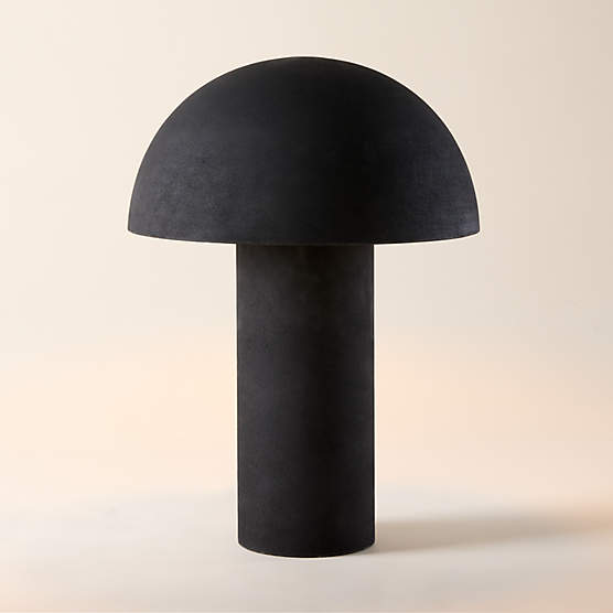 Enoki Black Dome Table Lamp