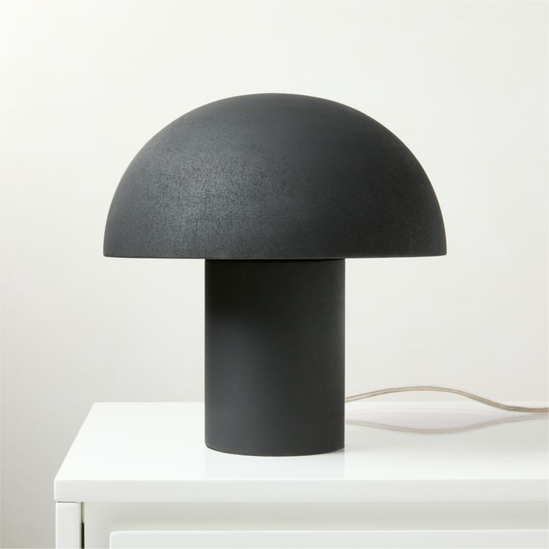 Enoki Mini Black Dome Table Lamp - image 1 of 6