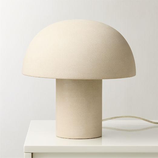 Enoki Mini Natural Dome Table Lamp