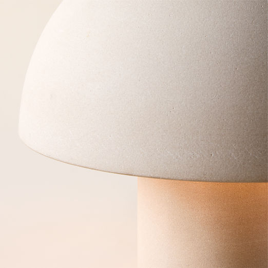 Enoki Mini Natural Dome Table Lamp