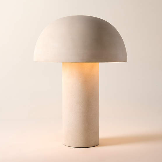 Enoki Natural Dome Table Lamp