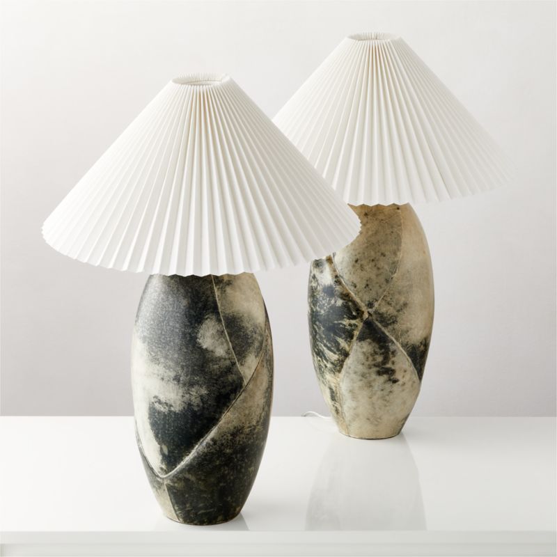 Enora Pieced Vellum Table Lamp - image 4 of 5