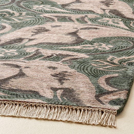 Entwined Elephants Rug 6'x9' - The White Lotus