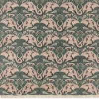 Entwined Elephants Rug Swatch 12"x12" - The White Lotus