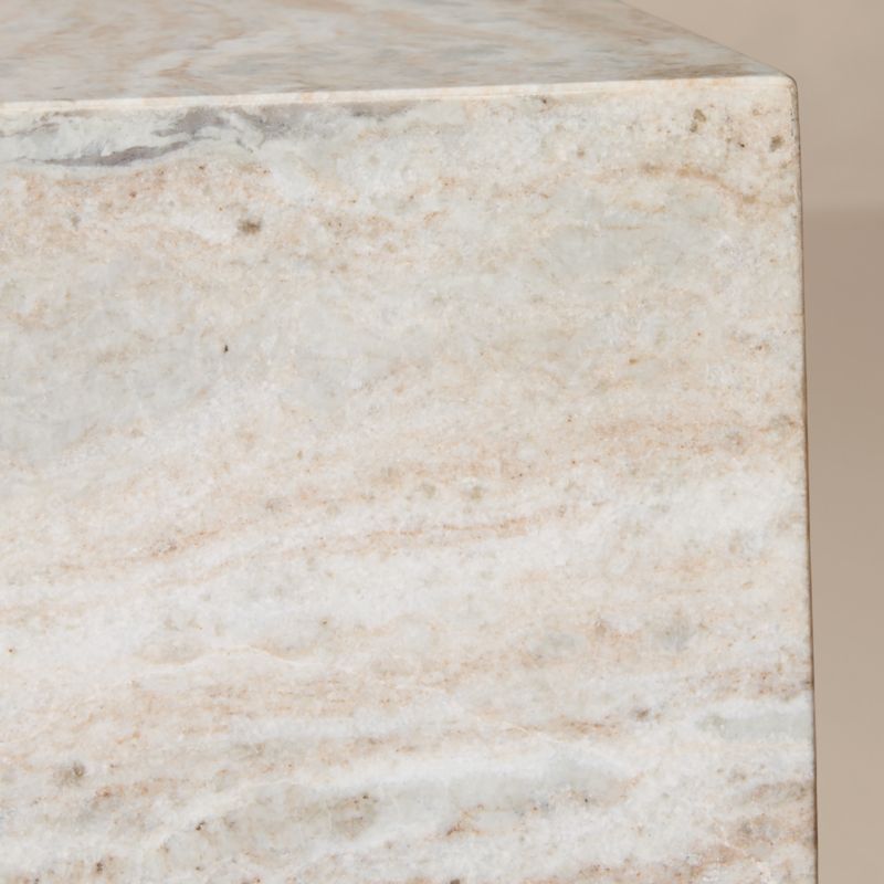 Enyo 2-Piece Torrento Grey Marble Pedestal Table Set - image 4 of 6
