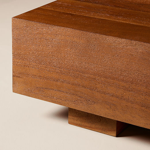 Enyo Rectangular Acacia Coffee Table (55"- 76")