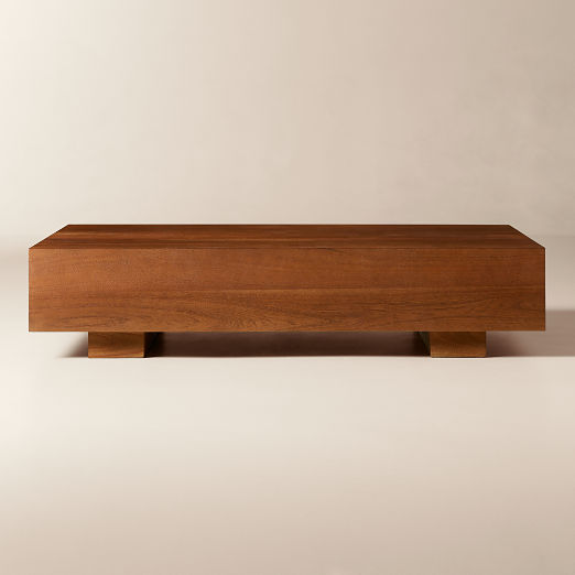 Enyo 55" Rectangular Acacia Coffee Table