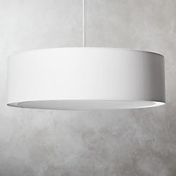 Modern Chandeliers And Pendant Lighting Cb2 Equator White Oversized Pendant Light