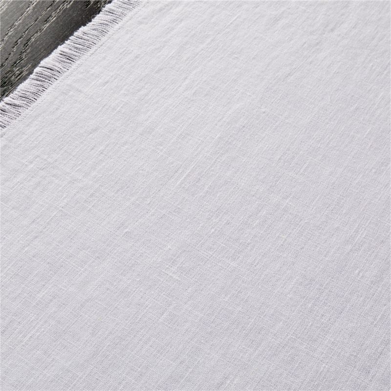 Eria White Linen Table Runner 14"x120" - image 1 of 2