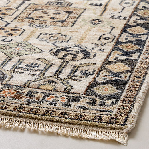 Eros Hand-Knotted Taupe Wool Area Runner Rug 2.5'x8'