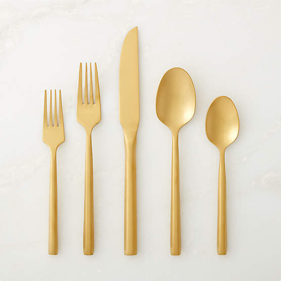 2Piece Gold Cake Serving Set + Reviews CB2