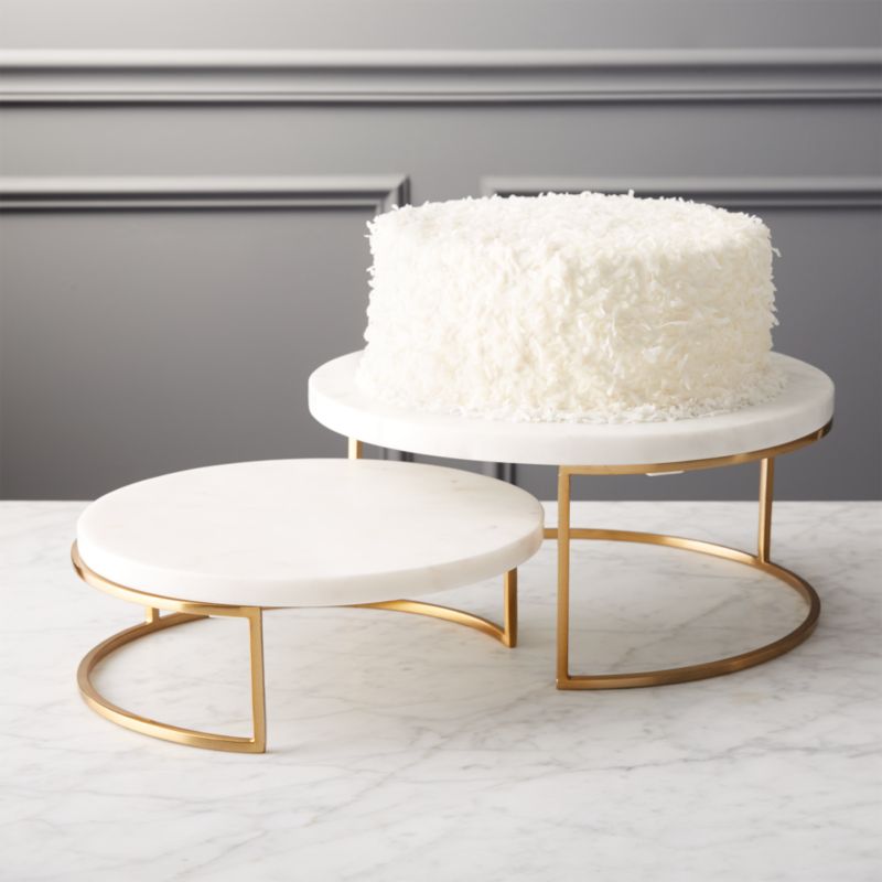 Essex Marble Cake Stand/Server Small - image 1 of 10