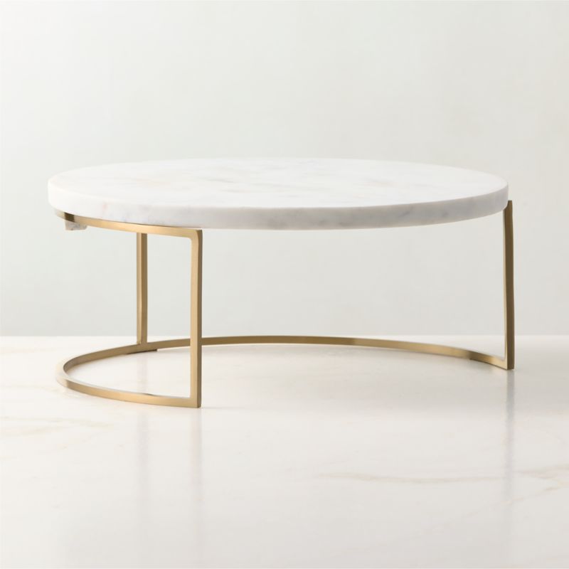Essex Marble Cake Stand/Server Large - image 3 of 7