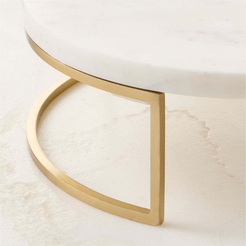 Essex Marble Cake Stand/Server Small - image 3 of 10