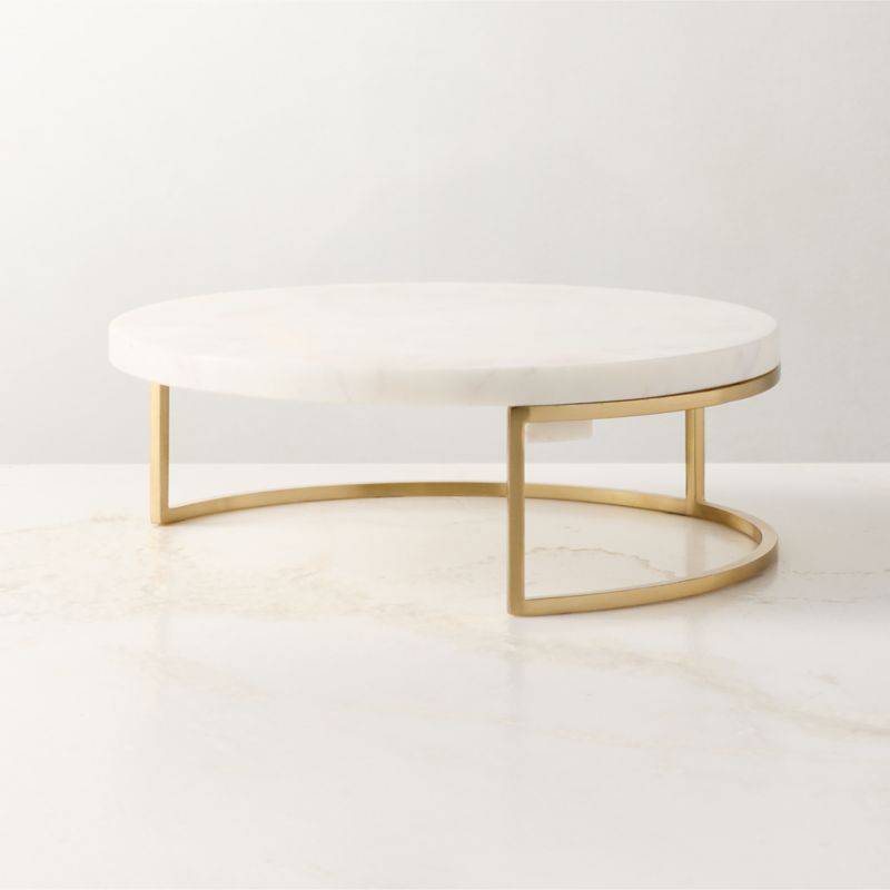 Essex Marble Cake Stand/Server Small - image 4 of 10