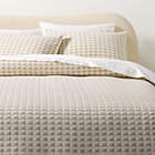 Matin Wavy Organic Cotton White Bath Towel