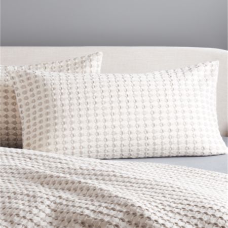 white king size pillow shams