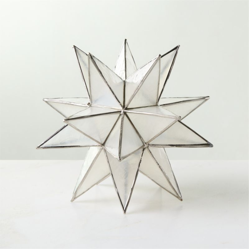 Estella Silver Capiz Holiday Star 8" - image 4 of 5