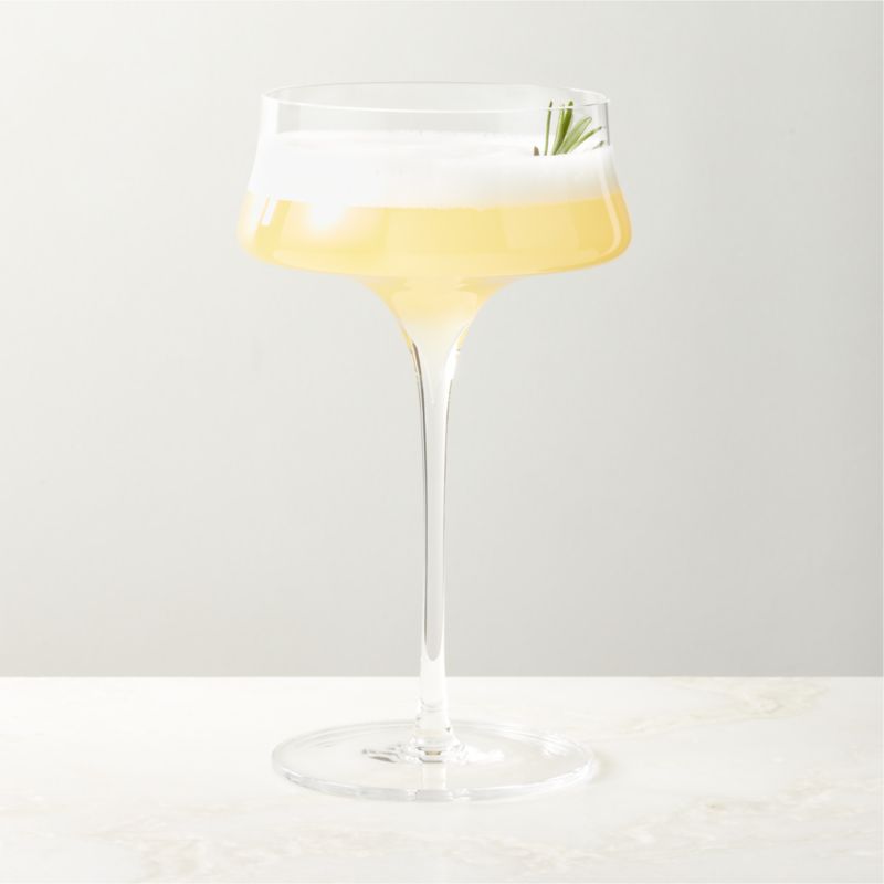 Viewing product image Estera Clear Coupe Glass - image 1 of 7