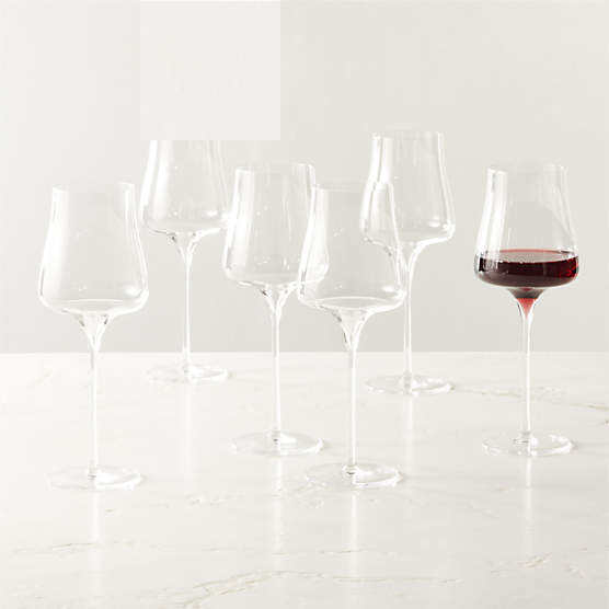 Estera Clear Red Wine Glasses Set of 6