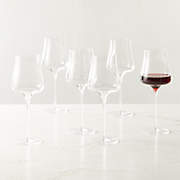 Estera Red Wine Glasses Set of 6 + Reviews | CB2