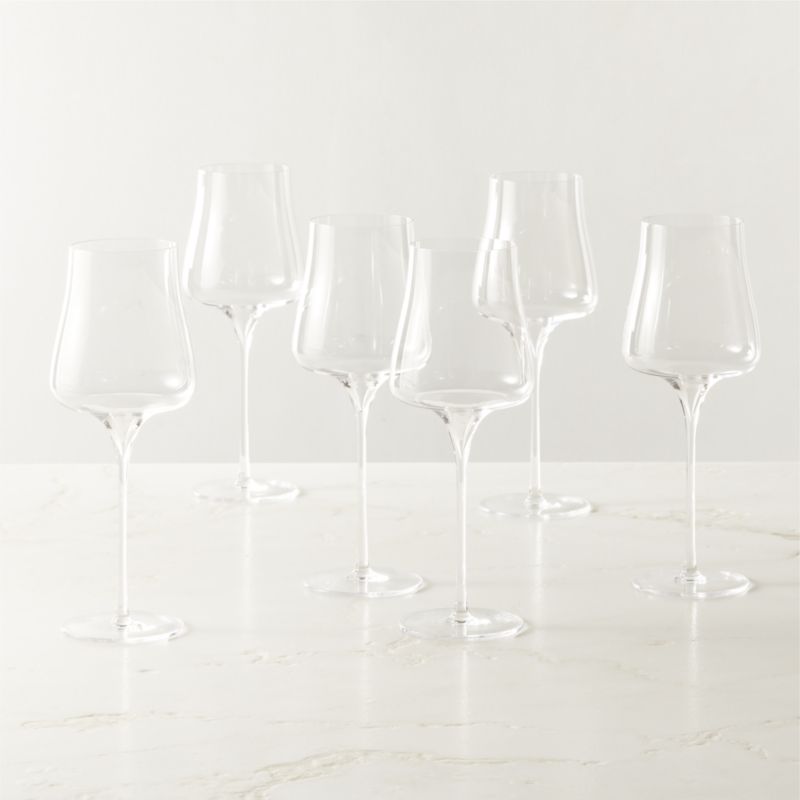 Estera Clear Red Wine Glasses Set of 6 - image 1 of 5