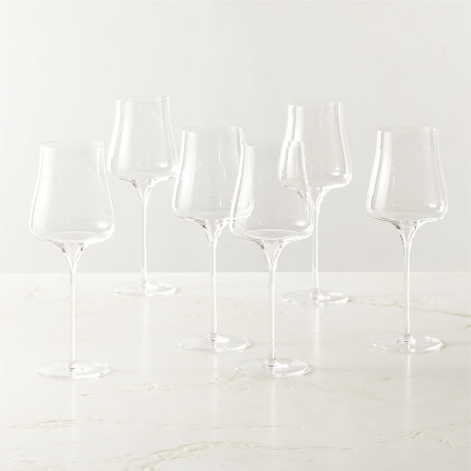 Estera Clear Red Wine Glasses Set of 6