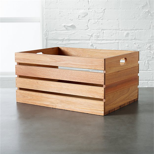 Eucalyptus Storage Boxes Cb2