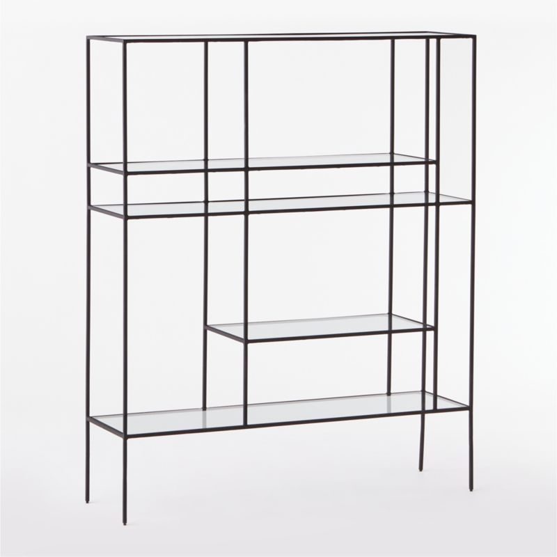 Euclidean Black Metal Etagere - image 5 of 8