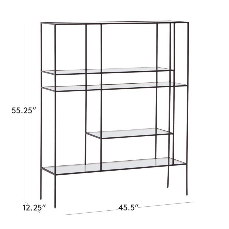 Euclidean Modern Black Metal Etagere Reviews CB2 Canada