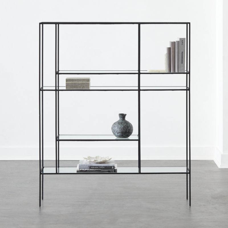 Euclidean Black Metal Etagere - image 3 of 8