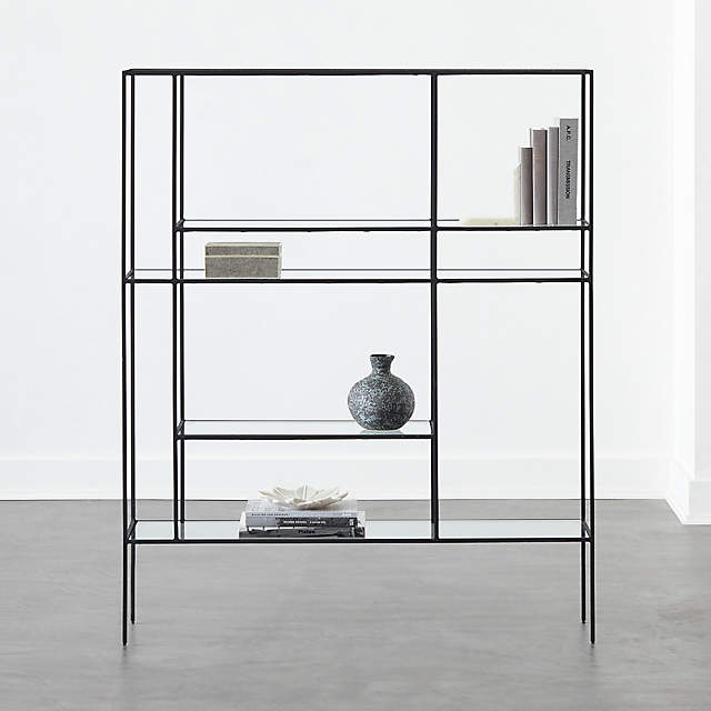 Euclidean Modern Black Metal Etagere Reviews CB2