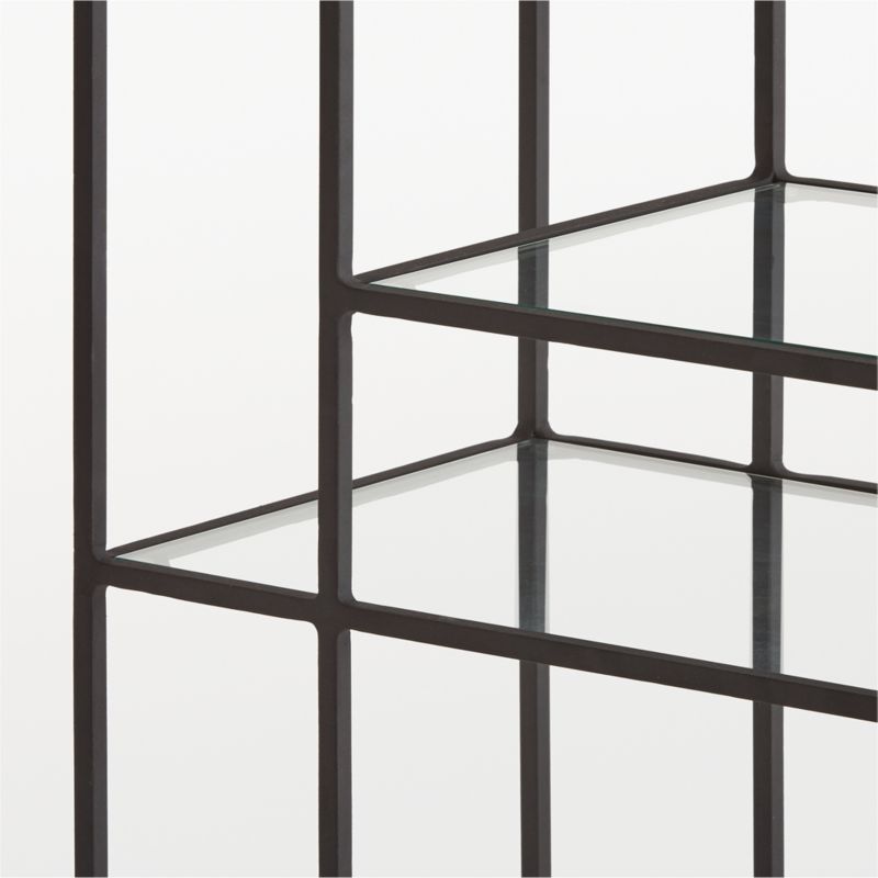 Euclidean Black Metal Etagere - image 7 of 8