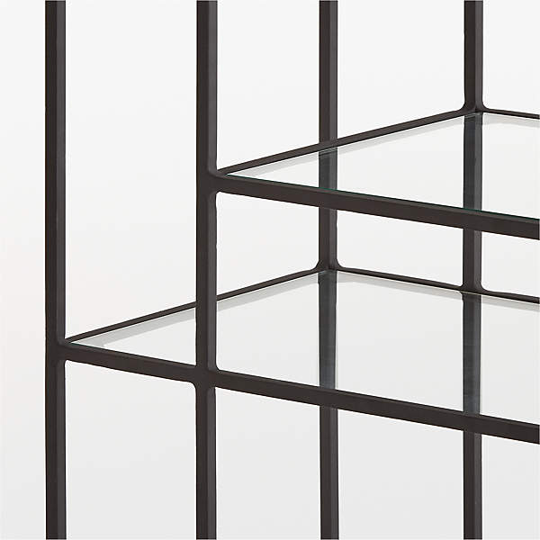 Euclidean Modern Black Metal Etagere Reviews CB2 Canada