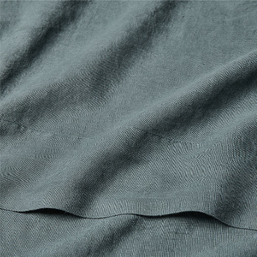 EUROPEAN FLAX™-Certified Linen Faded Teal Pillowcases Set of 2