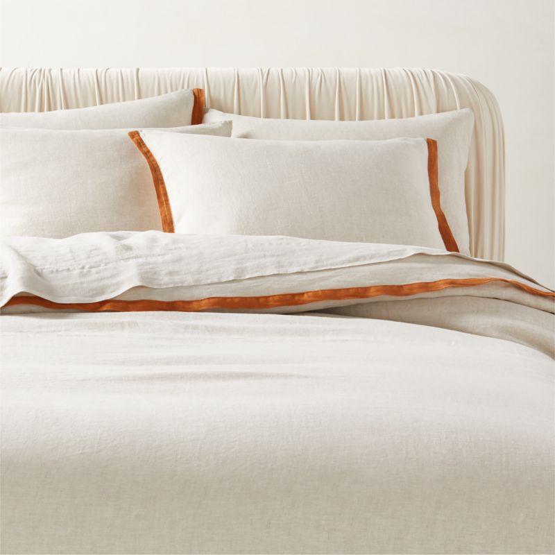 Linen euro pillow shams best sale