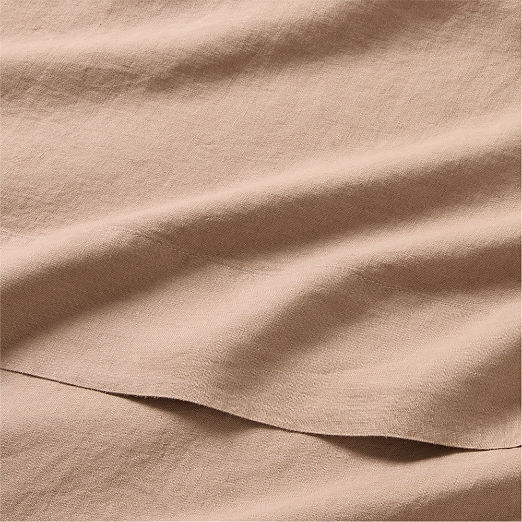 EUROPEAN FLAX™-Certified Linen Tawny Brown Sheet Set