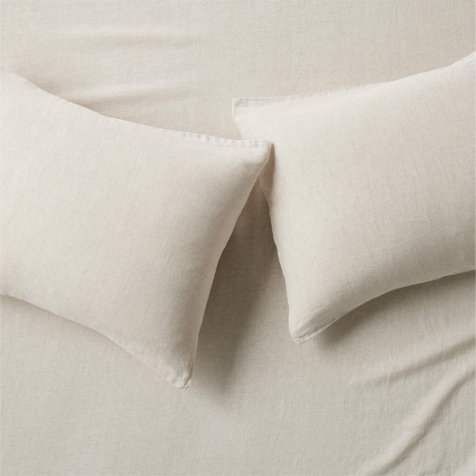 EUROPEAN FLAX-Certified Linen Flax Queen Sheet Set + Reviews | CB2