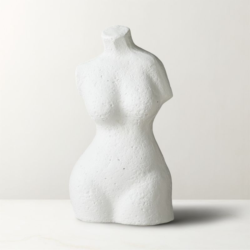View Eva Papier-Mache Bust Sculpture details