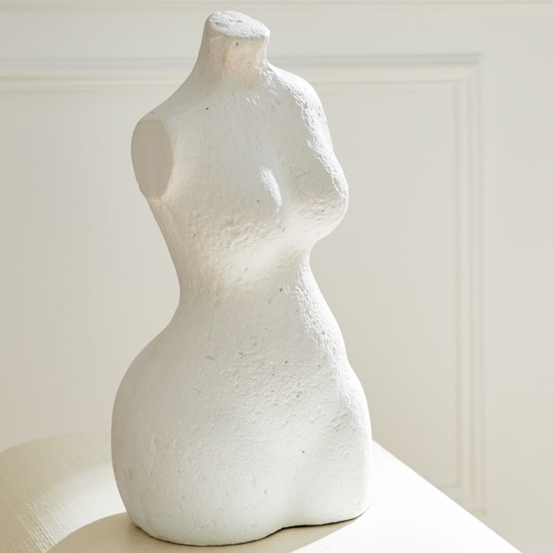 Eva Papier-Mache Bust Sculpture - image 3 of 16