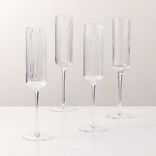 Eve Champagne Flute Set of 4